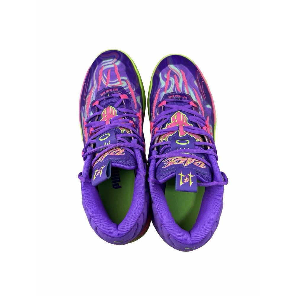 Puma MB.03 Toxic LaMelo Ball Purple Men’s  Basketball Shoes Size 12 Sneakers - Picture 7 of 10